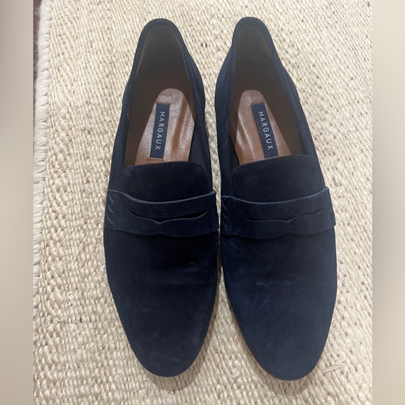 Blue Suede Loafers Margaux 38.5 - Picture 1 of 4